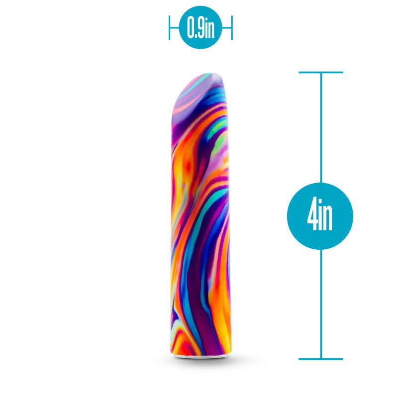 Limited Addiction Psyche - Power Vibe - Rainbow 10.2 cm USB Rechargeable Bulet - BULLETS & EGGS - Mr and Mrs D's