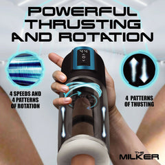 LoveBotz The Milker Roto - Stroke - USB Rechargeable Thrusting & Rotating Male Masturbator - MASTURBATORS - Mr and Mrs D's