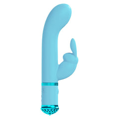 LOVELINE Belle - Rabbit VIbrator - Blue 15.6 cm USB Rechargeable - Mr and Mrs D's