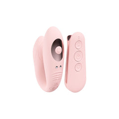LOVELINE Charme Dual Motor Vibrator with Wireless Remote - Pink USB Rechargeable - Mr and Mrs D's