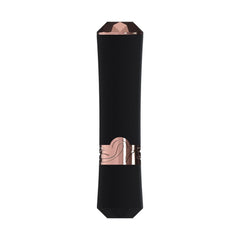 LOVELINE Dahlia - Black - Black/Red 12.5 cm USB Rechargeable Lipstick Vibrator - Mr and Mrs D's