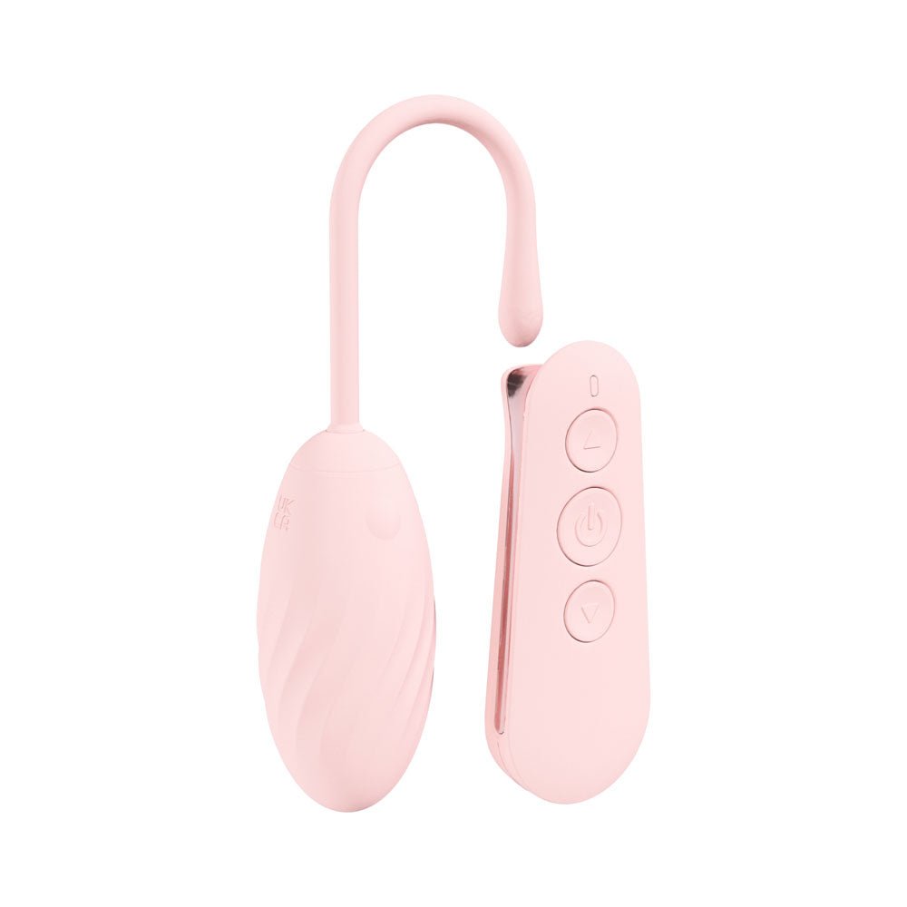 LOVELINE Felicite - Rechargeable Vibrating Egg with Wireless Remote - Pink USB - Mr and Mrs D's