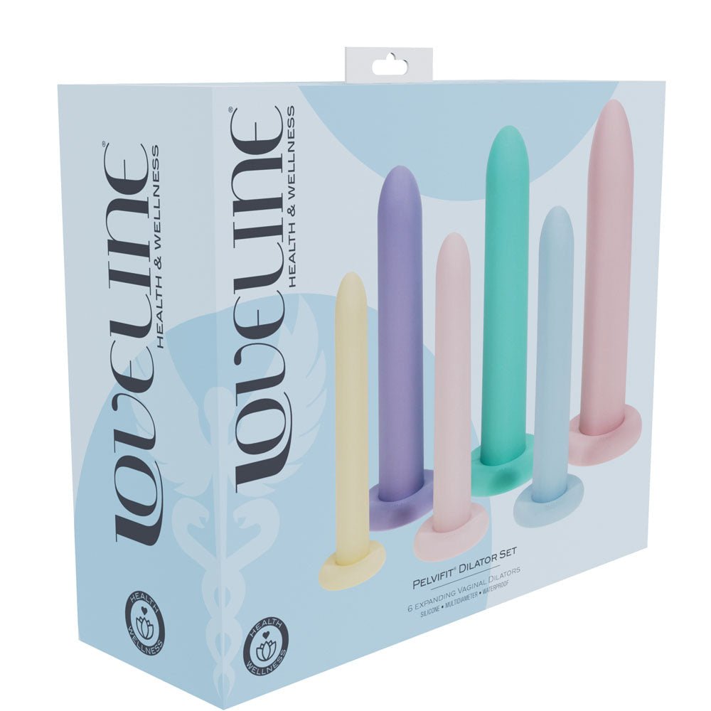 LOVELINE PelviFit Expanding Vaginal Dilator - Coloured - Set of 6 Sizes - Mr and Mrs D's