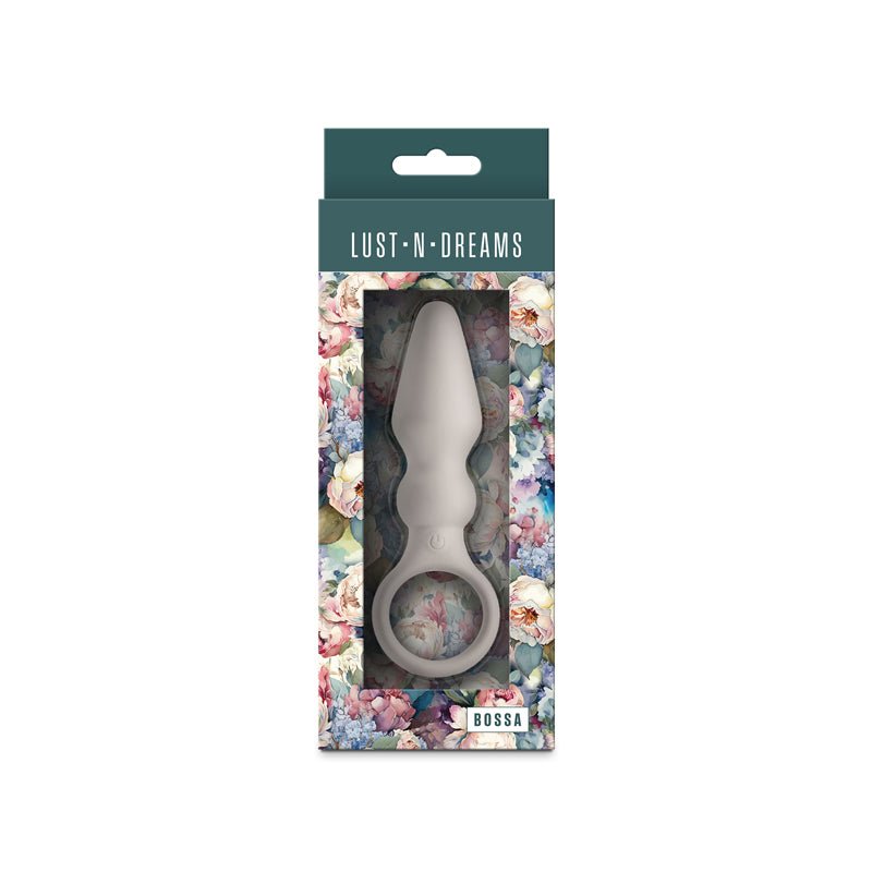 Lust - n - Dreams - Bossa - Fog - White 12.5 cm USB Rechargeable Vibrating Butt Plug - ANAL TOYS - Mr and Mrs D's