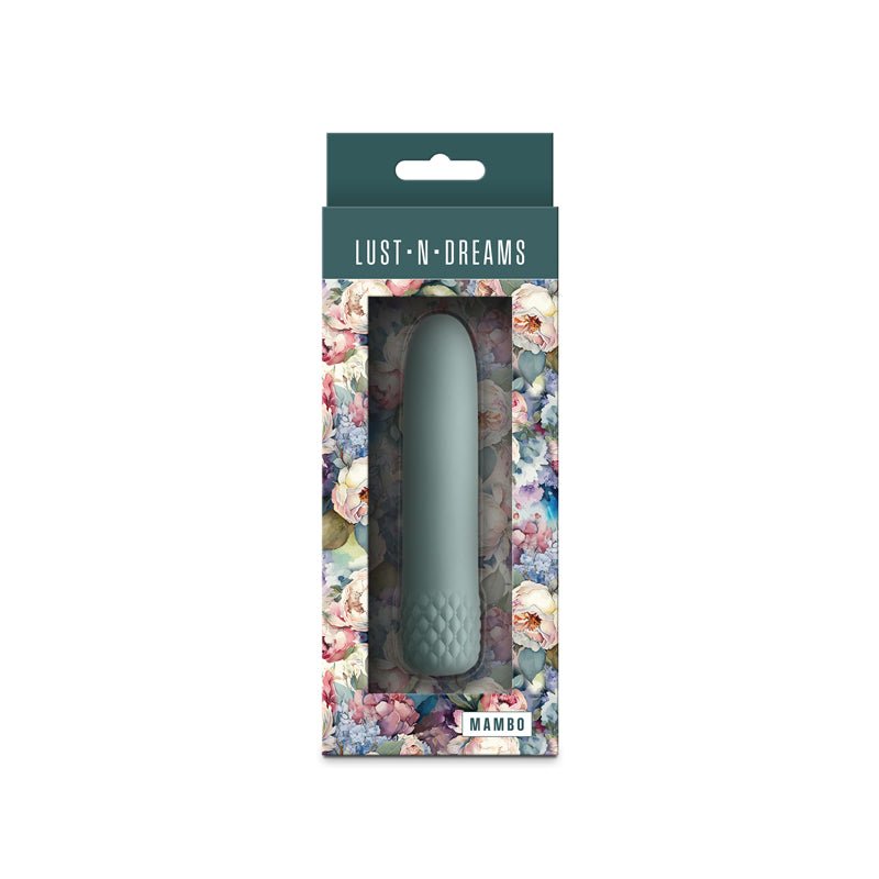 Lust - n - Dreams - Mambo - Sage - Green 12.2 cm USB Rechargeable Bullet - Mr and Mrs D's