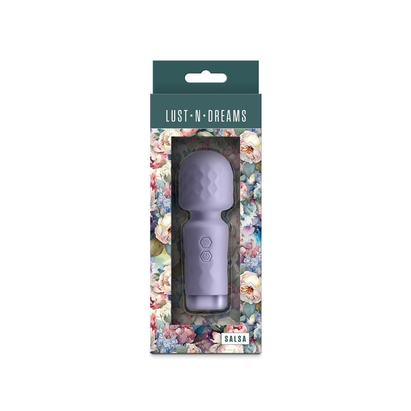 Lust - n - Dreams - Salsa - Lavender - Lavender 11.5 cm USB Rechargeable Mini Massage Wand - VIBRATORS - Mr and Mrs D's