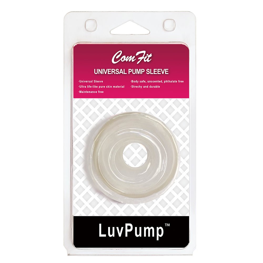 LuvPump ComFit Silicone Universal Penis Pump Sleeve - White - Mr and Mrs D's