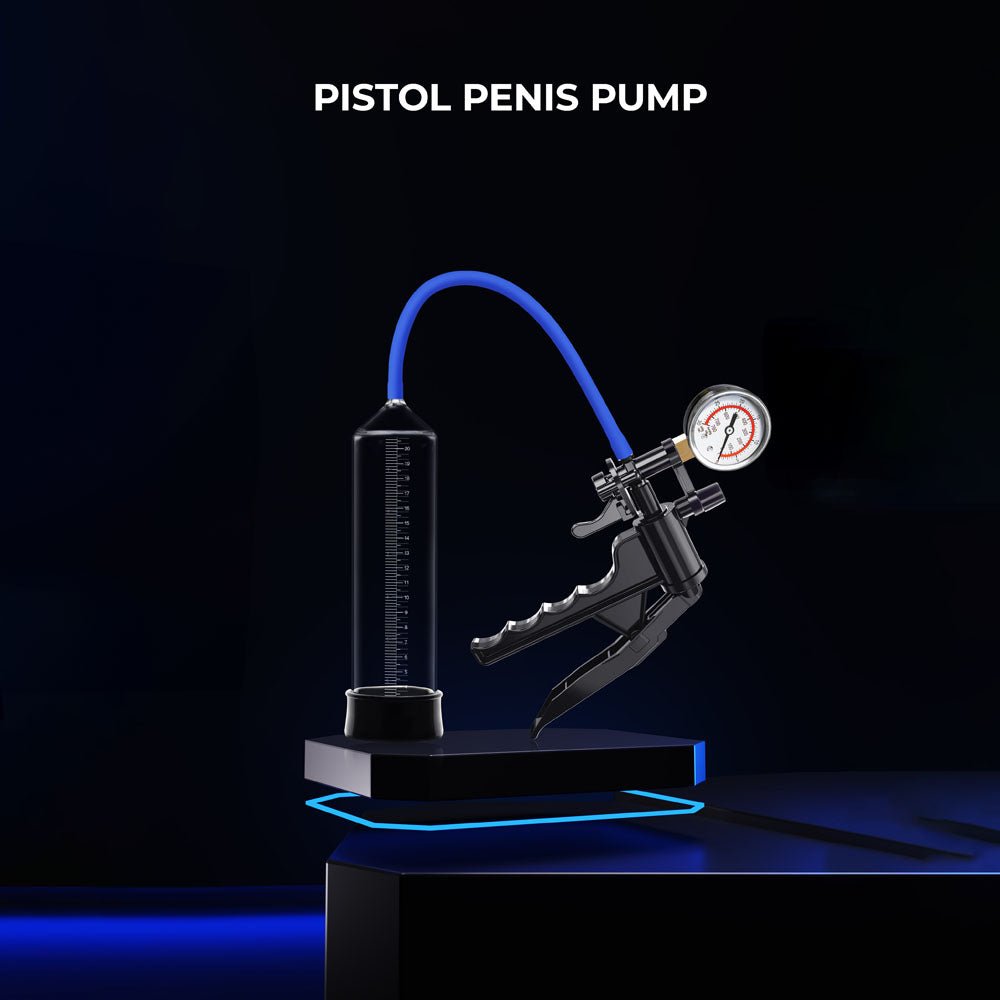 LuvPump ProXtra Professional Power Penis Pump - Clear with Pressure Gauge - PUMPS - Mr and Mrs D's