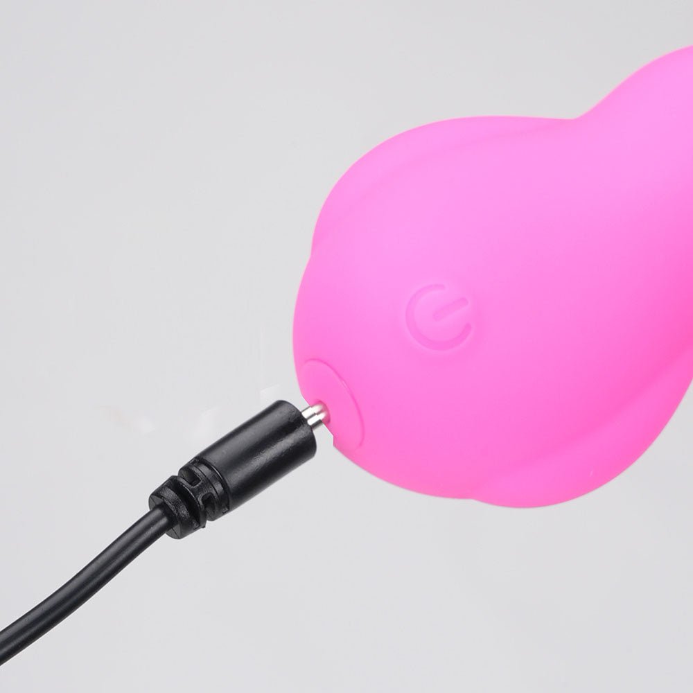Maia BRI - Pink - Pink 9 cm USB Rechargeable Vibrating Bunny Bullet - Mr and Mrs D's