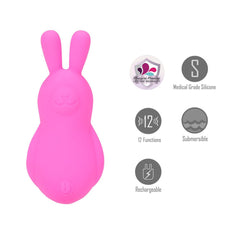 Maia BRI - Pink - Pink 9 cm USB Rechargeable Vibrating Bunny Bullet - Mr and Mrs D's