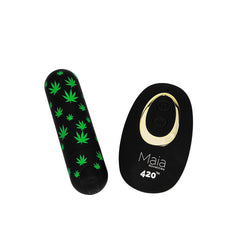 Maia DATE NIGHT 420 PANTY VIBE - S/M - Black S/M 420 Panty with Black USB Rechargeable Bullet & Remote - BULLETS & EGGS - Mr and Mrs D's