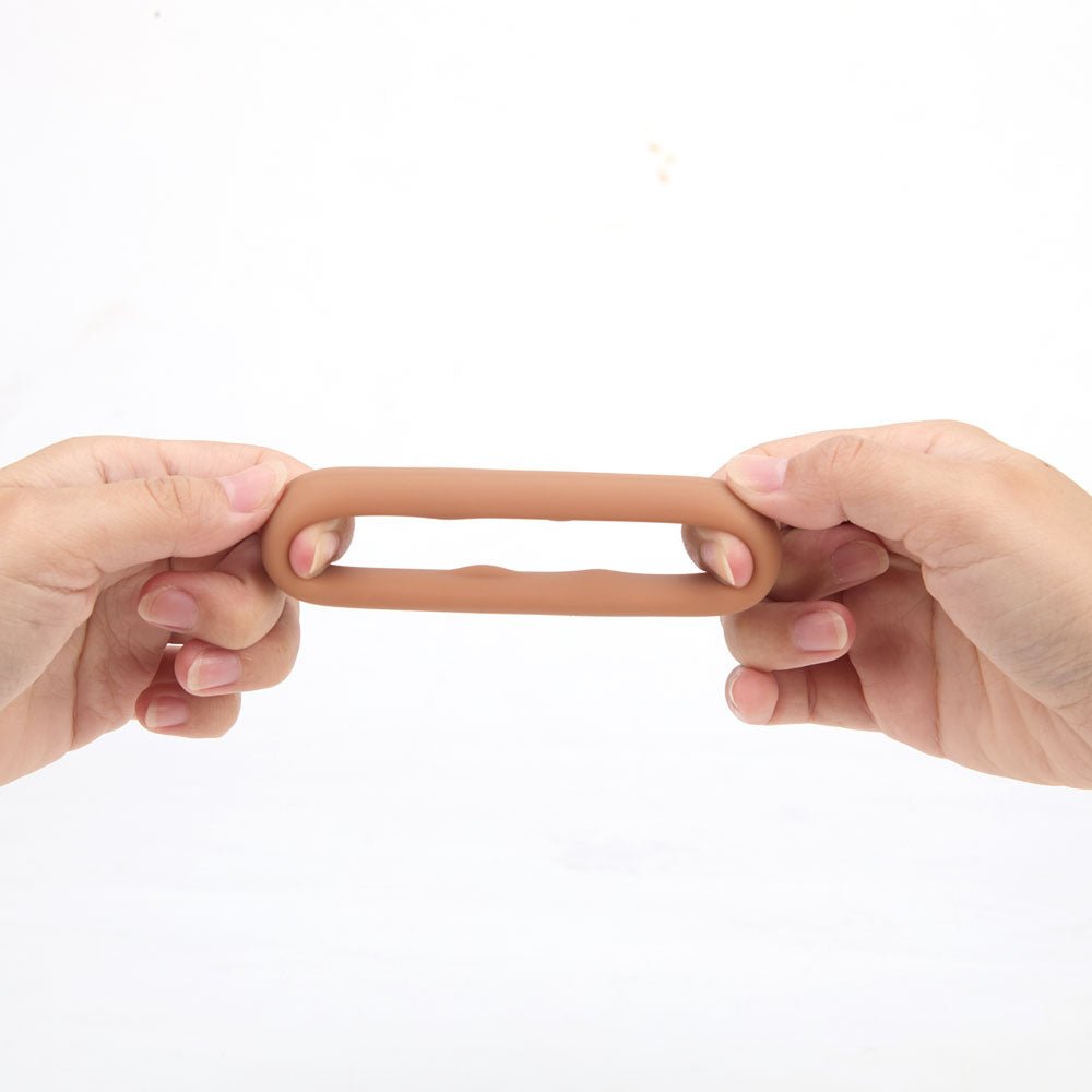 Maia GUNNER Cock Ring - Caramel - Tan Brown - COCK RINGS - Mr and Mrs D's