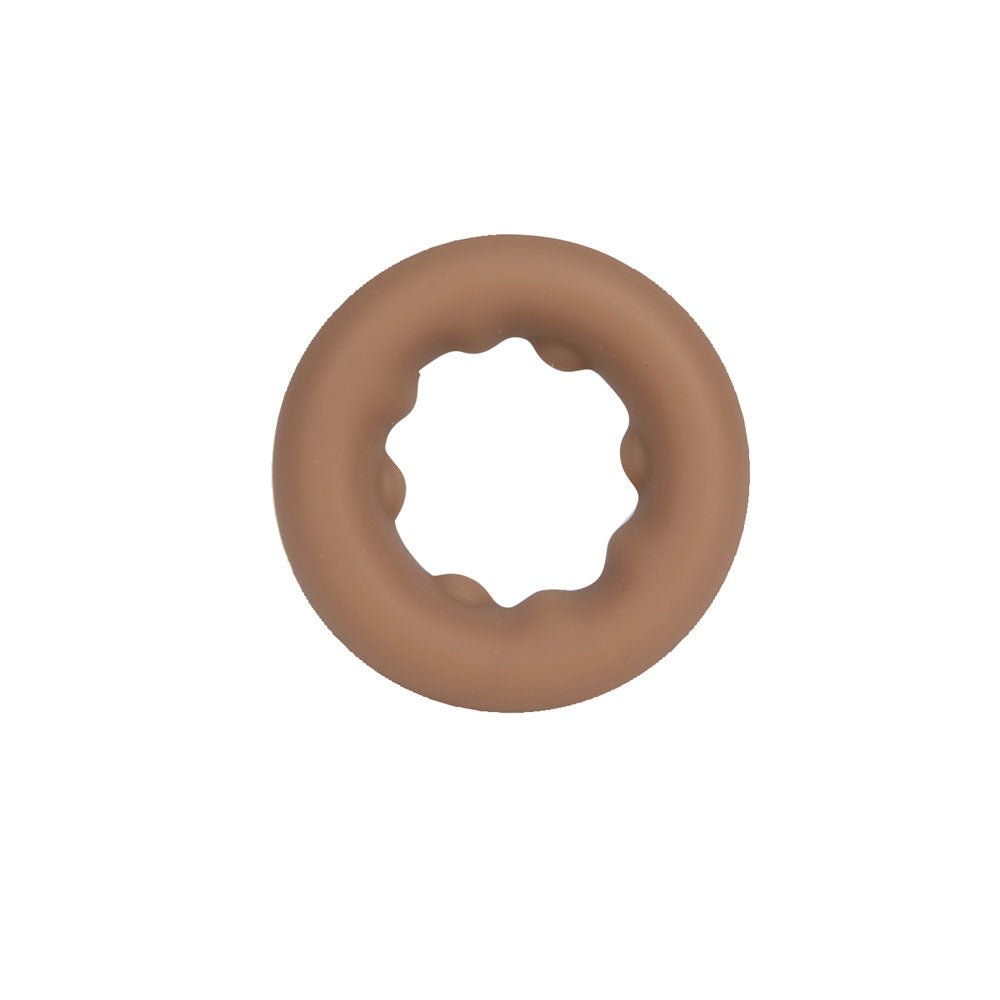 Maia GUNNER Cock Ring - Caramel - Tan Brown - COCK RINGS - Mr and Mrs D's