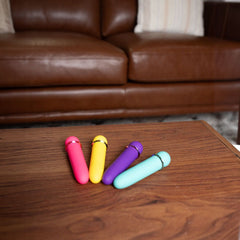 Maia JAGUAR Display - Coloured Rechargeable Bullets - Display of 4 Colours x 3 each with Tester - BULLETS & EGGS - Mr and Mrs D's