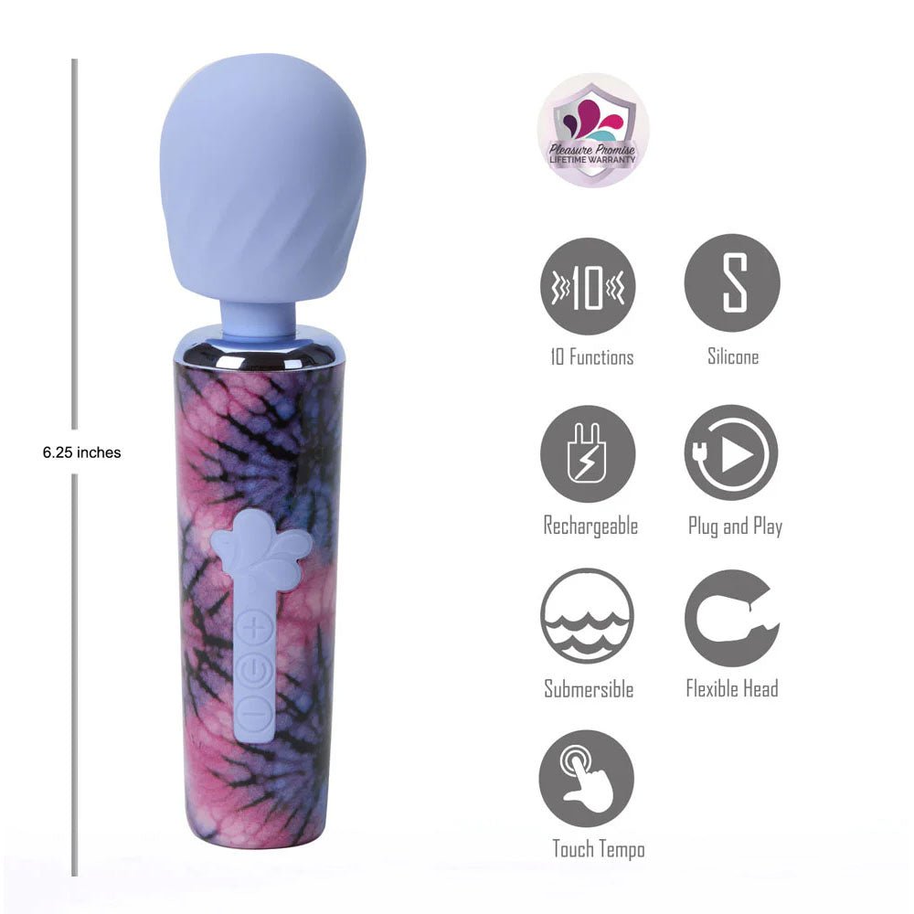 Maia JOURNEE Wand - Purple 15.9 cm USB Rechargeable Massage Wand - VIBRATORS - Mr and Mrs D's