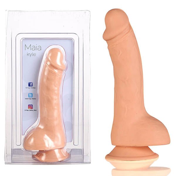 Maia Kyle - Flesh Dong 20.3 cm - DONGS - Mr and Mrs D's