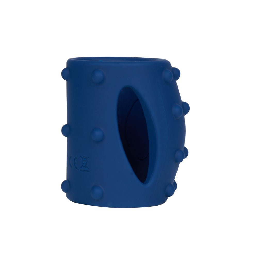Maia ROMEO Vibrating Girth Enhancer Sleeve - Blue USB Rechargeable - COCK RINGS - Mr and Mrs D's