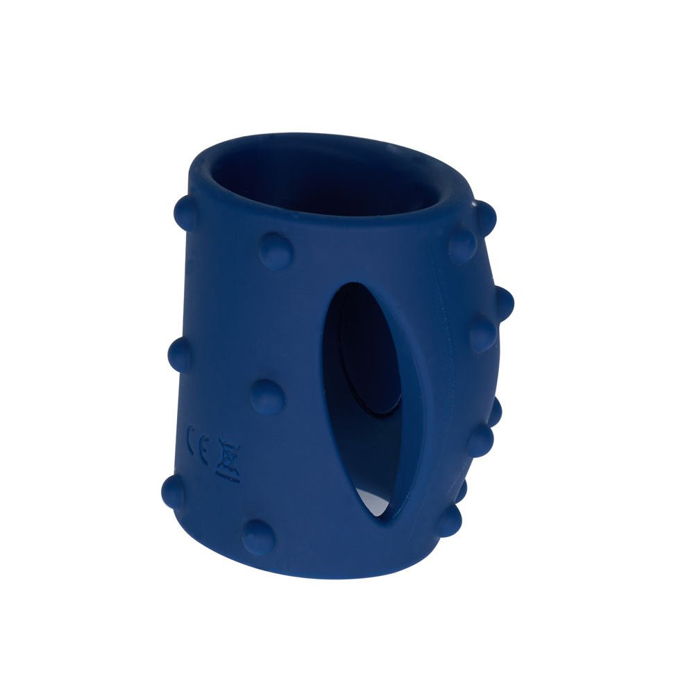 Maia ROMEO Vibrating Girth Enhancer Sleeve - Blue USB Rechargeable - COCK RINGS - Mr and Mrs D's