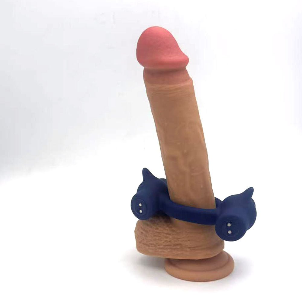 Maia RONAN Dual Vibrating Cock Ring - Blue USB Rechargeable - COCK RINGS - Mr and Mrs D's