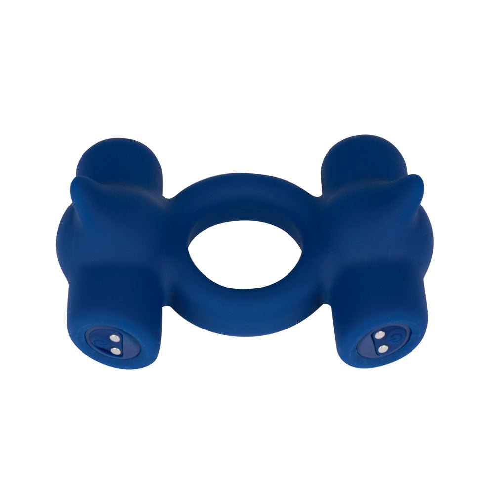 Maia RONAN Dual Vibrating Cock Ring - Blue USB Rechargeable - COCK RINGS - Mr and Mrs D's