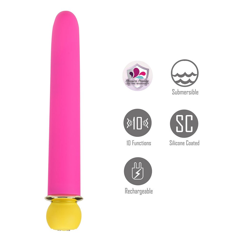 Maia RORI - Pink - Pink 15.2 cm USB Rechargeable XL Bullet - BULLETS & EGGS - Mr and Mrs D's