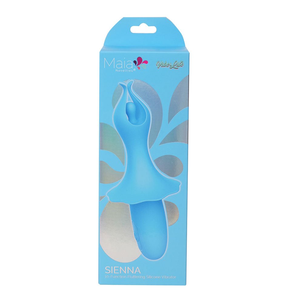 Maia SIENNA - Blue - Blue 15.2 cm USB Rechargeable Fluttering Bullet - Mr and Mrs D's
