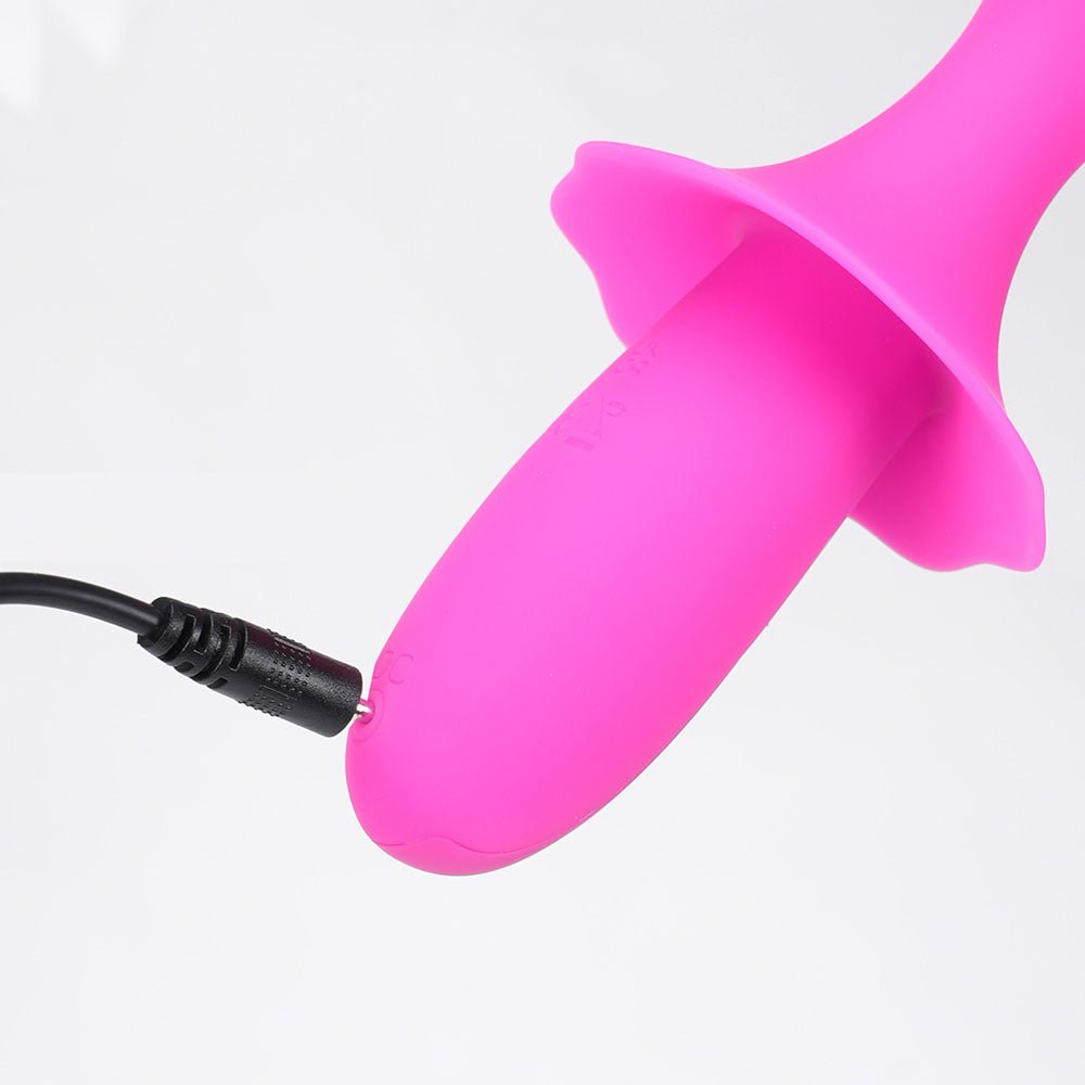Maia SIENNA - Pink - Pink 15.2 cm USB Rechargeable Fluttering Bullet - Mr and Mrs D's