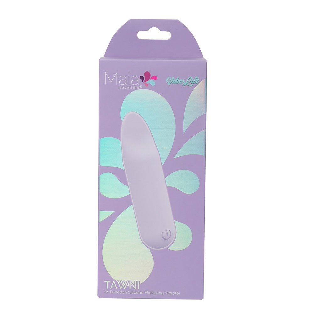 Maia TAWNI - Lavender - Lavender 9 cm USB Rechargeable Bullet with Flickering Tip - Mr and Mrs D's
