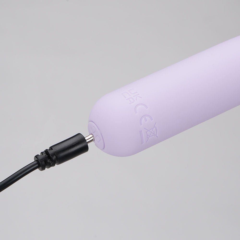 Maia TAWNI - Lavender - Lavender 9 cm USB Rechargeable Bullet with Flickering Tip - Mr and Mrs D's