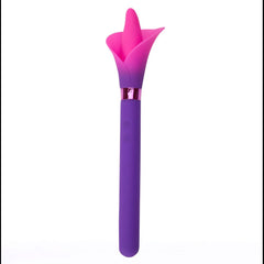 Maia VALA - Purple - Purple/Pink 22.2 cm USB Rechargeable Flower Vibrator - VIBRATORS - Mr and Mrs D's