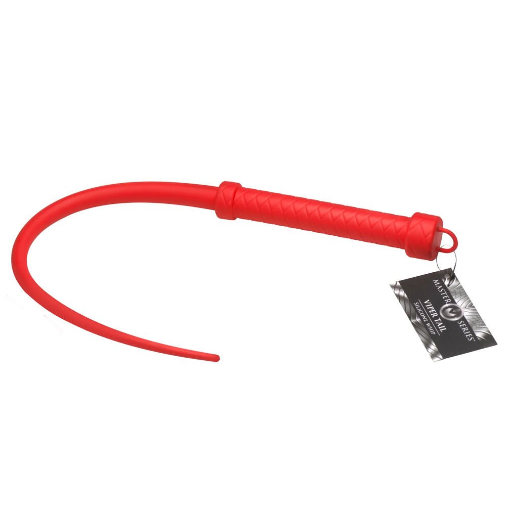 Master Series Viper Tail - Red - Red Silicone Whip - Mr and Mrs D's