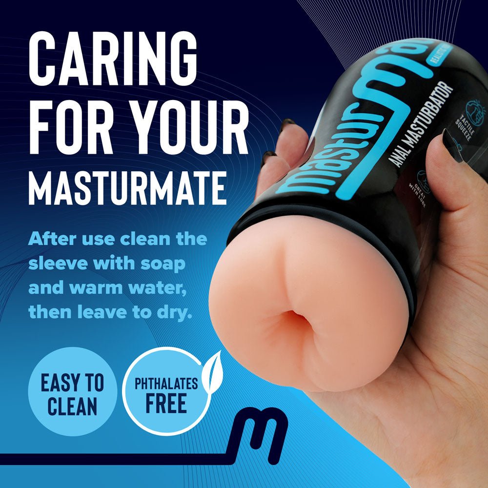 Masturmate - Butt - Cream - Flesh Anal Stroker - MASTURBATORS - Mr and Mrs D's