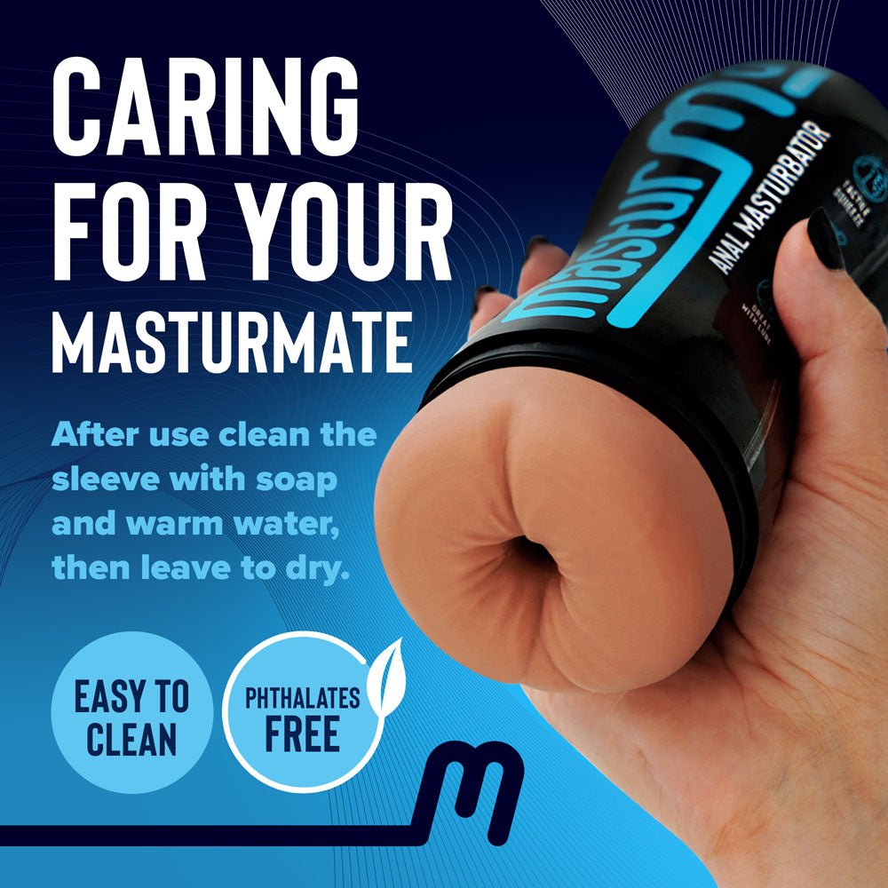 Masturmate - Butt - Mocha - Brown Anal Stroker - MASTURBATORS - Mr and Mrs D's