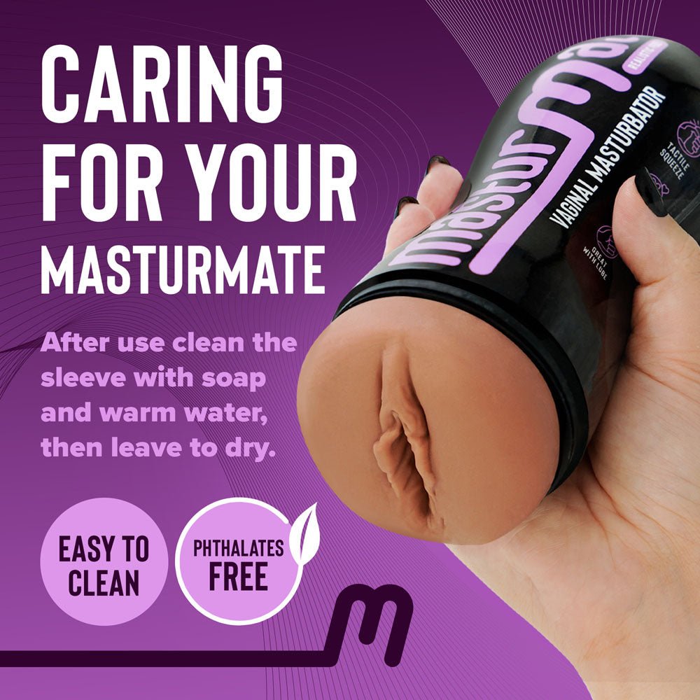 Masturmate - Vagina - Mocha - Brown Vagina Stroker - MASTURBATORS - Mr and Mrs D's