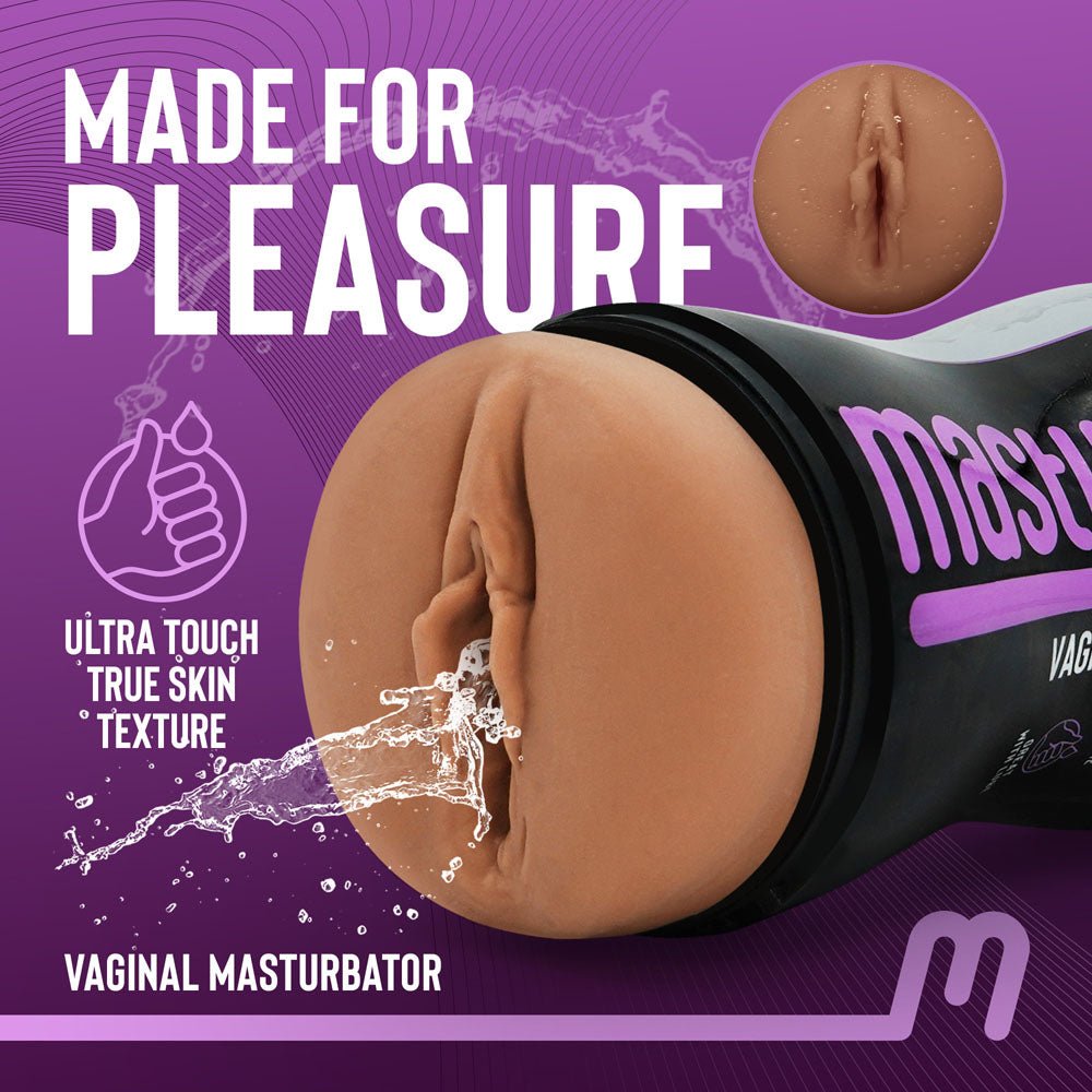 Masturmate - Vagina - Mocha - Brown Vagina Stroker - MASTURBATORS - Mr and Mrs D's