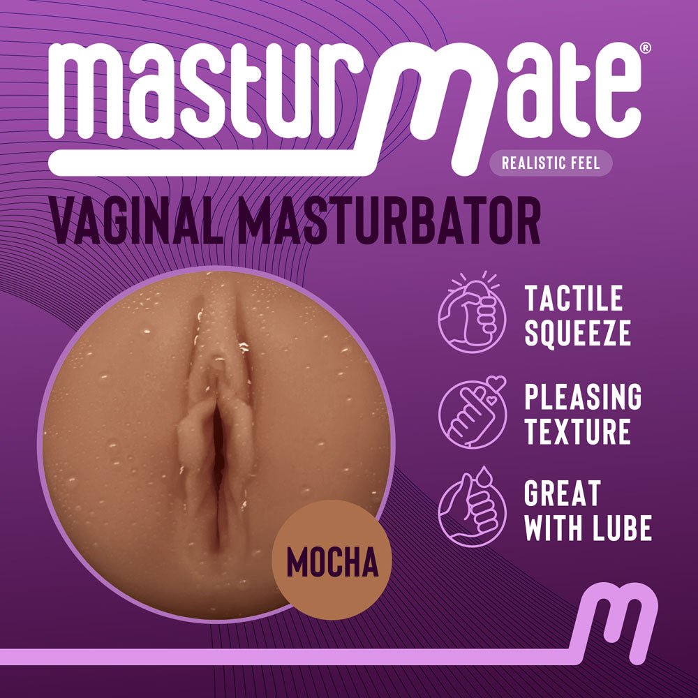 Masturmate - Vagina - Mocha - Brown Vagina Stroker - MASTURBATORS - Mr and Mrs D's