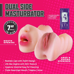 Moist & Surge - Flesh Double Ended Stroker - MASTURBATORS - Mr and Mrs D's