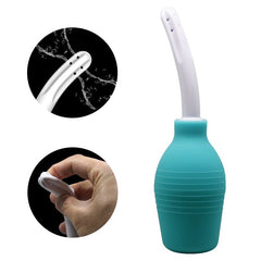 MR PLAY Anal Douche - Aqua/White Unisex Douche - 310 ml Capacity - Mr and Mrs D's