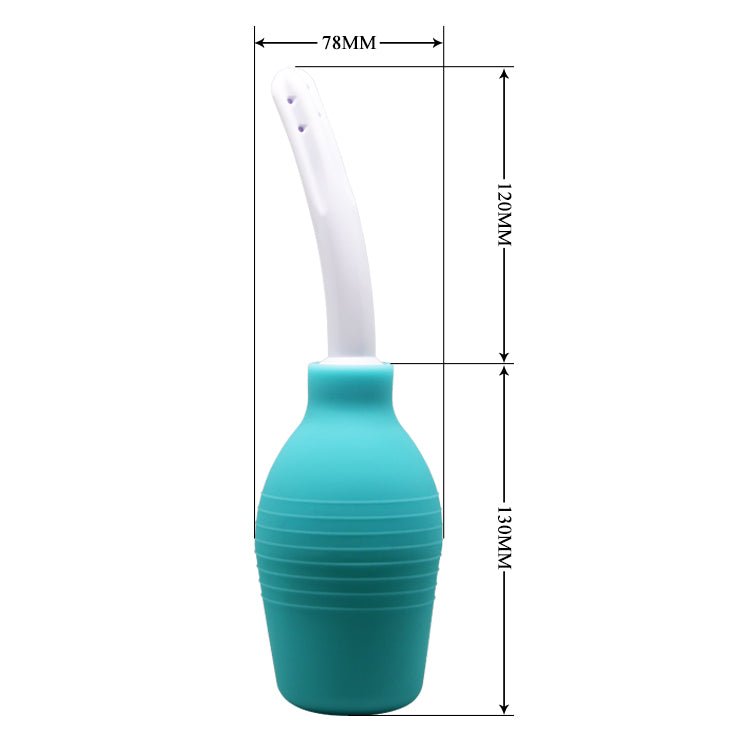 MR PLAY Anal Douche - Aqua/White Unisex Douche - 310 ml Capacity - Mr and Mrs D's