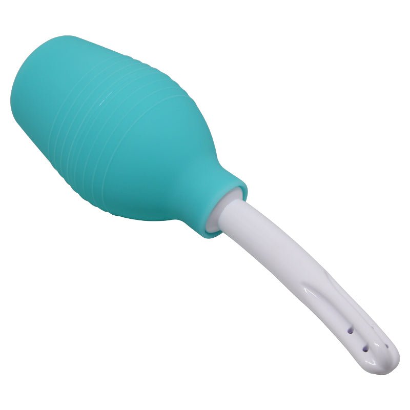 MR PLAY Anal Douche - Aqua/White Unisex Douche - 310 ml Capacity - Mr and Mrs D's