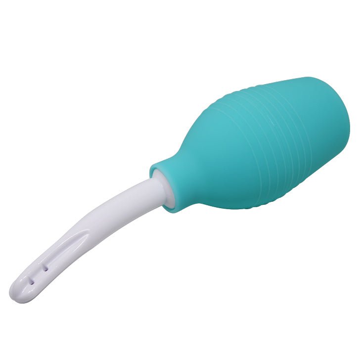 MR PLAY Anal Douche - Aqua/White Unisex Douche - 310 ml Capacity - Mr and Mrs D's