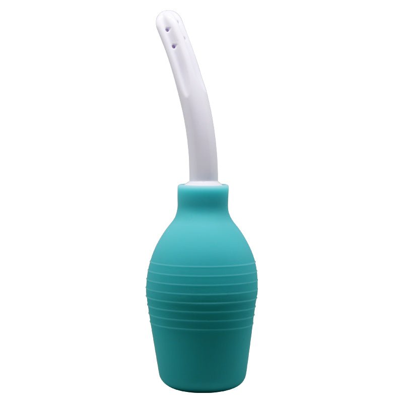 MR PLAY Anal Douche - Aqua/White Unisex Douche - 310 ml Capacity - Mr and Mrs D's