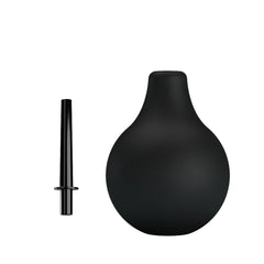 MR PLAY Anal Douche - Black - Black Unisex Douche - 224 ml Capacity - Mr and Mrs D's