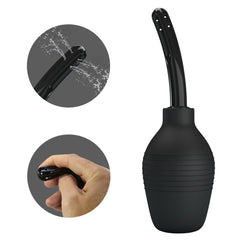 MR PLAY Anal Douche - Black - Black Unisex Douche - 310 ml Capacity - Mr and Mrs D's