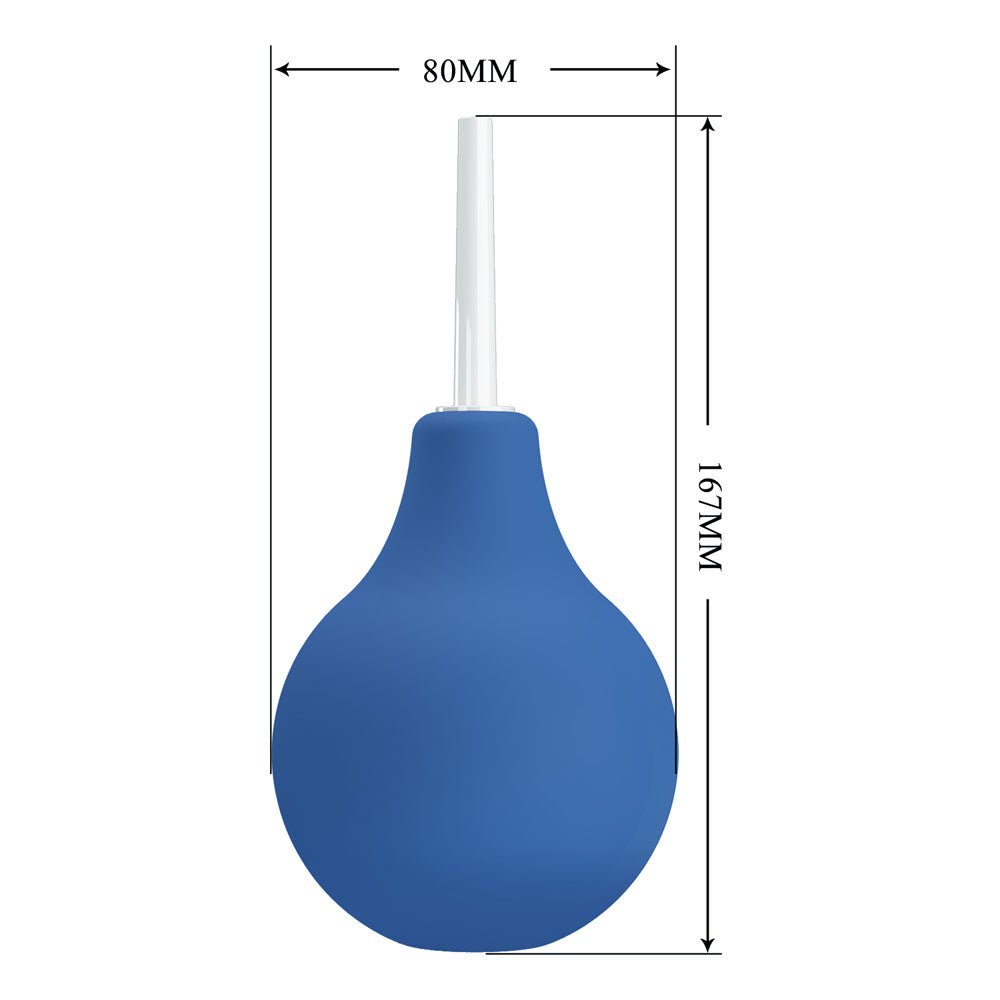 MR PLAY Anal Douche - Blue - Blue Unisex Douche - 224 ml Capacity - Mr and Mrs D's