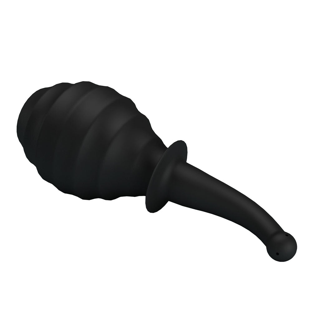 MR PLAY Anal Douche M6 - Black - Black Unisex Douche - 330 ml Capacity - Mr and Mrs D's