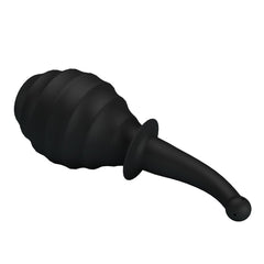 MR PLAY Anal Douche M6 - Black - Black Unisex Douche - 330 ml Capacity - Mr and Mrs D's