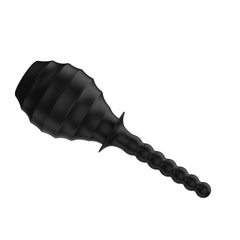 MR PLAY Anal Douche M7 - Black - Black Unisex Douche - 330 ml Capacity - Mr and Mrs D's