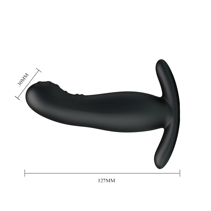 MR PLAY Prostate Massager - Black USB Rechargeable Prostate Massager with Flicking Tip - Mr and Mrs D's