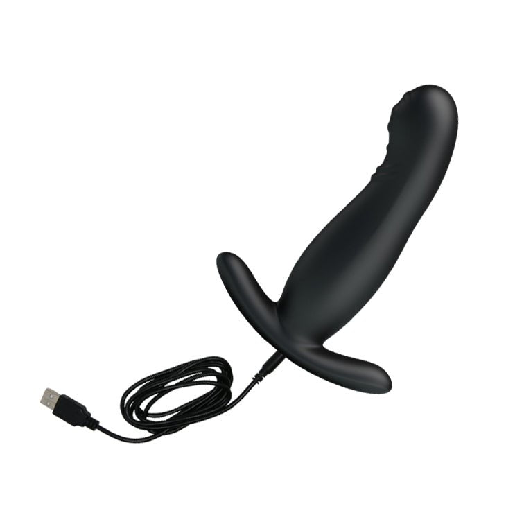 MR PLAY Prostate Massager - Black USB Rechargeable Prostate Massager with Flicking Tip - Mr and Mrs D's